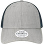 Legacy LPS Lo-Pro Snapback Trucker Cap - Heather Gray Navy - Gray Navy / Adjustable