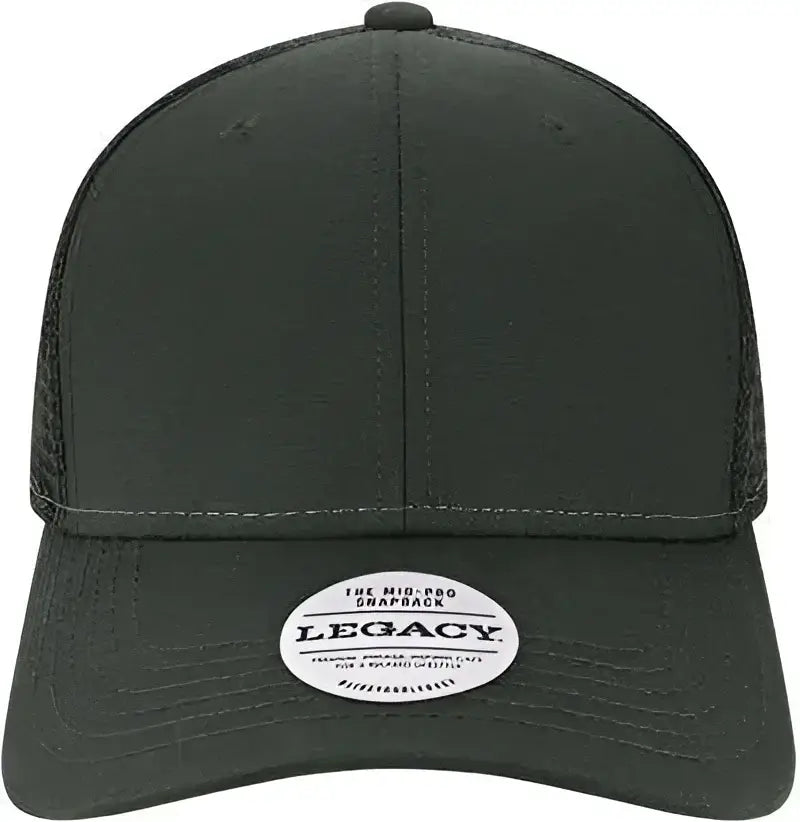 Legacy MPS Mid Pro Snapback Trucker Cap Black Black Black / Adjustable