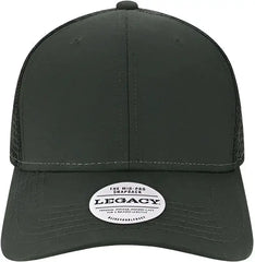 Legacy MPS Mid Pro Snapback Trucker Cap Black Black Black / Adjustable