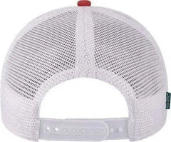 Legacy MPS Mid-Pro Snapback Trucker Cap - Cardinal White - Cardinal White / One Size Fits Most