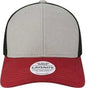 Legacy MPS Mid Pro Snapback Trucker Cap Gray Burgundy Black Gray Maroon / Adjustable