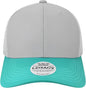 Legacy MPS Mid-Pro Snapback Trucker Cap - Light Gray Seafoam Silver - Light Gray Green / One Size Fits Most