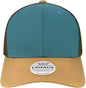 Legacy MPS Mid-Pro Snapback Trucker Cap - Marine Camel Brown - Columbia Blue Gray / Adjustable