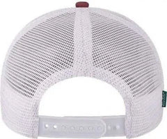 Legacy MPS Mid Pro Snapback Trucker Cap Maroon White Maroon White / One Size Fits Most