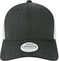 Legacy MPS Mid-Pro Snapback Trucker Cap - Melange Black White - Black White / Adjustable