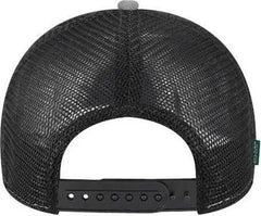 Legacy MPS Mid-Pro Snapback Trucker Cap - Melange Gray Black - Gray Black / Adjustable