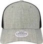Legacy MPS Mid-Pro Snapback Trucker Cap - Melange Gray Black - Gray Black / Adjustable
