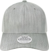 Legacy MPS Mid Pro Snapback Trucker Cap Melange Gray White Gray White / Adjustable