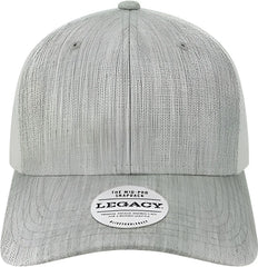 Legacy MPS Mid Pro Snapback Trucker Cap Melange Gray White Gray White / Adjustable