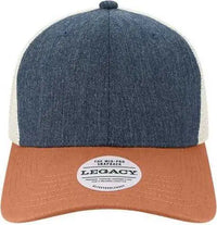 Legacy MPS Mid Pro Snapback Trucker Cap Melange Navy Bronze Stone Navy Sand / One Size Fits Most