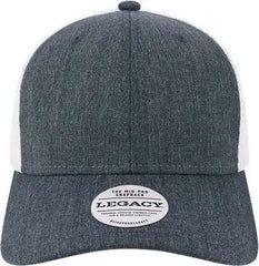 Legacy MPS Mid Pro Snapback Trucker Cap Melange Navy White Navy White / Adjustable