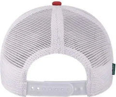 Legacy MPS Mid Pro Snapback Trucker Cap Melange Scarlet White Red White / Adjustable