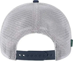 Legacy MPS Mid-Pro Snapback Trucker Cap - Navy Dark Gray Silver - Navy Light Gray / Adjustable