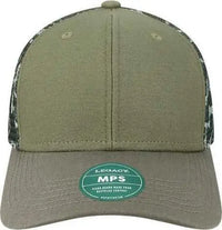 Legacy MPS Mid-Pro Snapback Trucker Cap - Olive Gray Gray Camo - Olive Gray / One Size Fits Most
