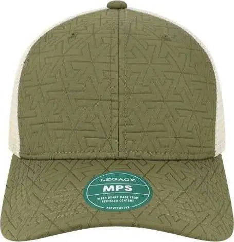 Legacy MPS Mid-Pro Snapback Trucker Cap - Olive Z - Quilted - Olive / One Size Fits Most