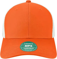 LEGACY MPS Mid-Pro Snapback Trucker Cap - Orange White - Orange White / One Size Fits Most