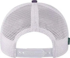 Legacy MPS Mid-Pro Snapback Trucker Cap - Purple White - Purple White / One Size Fits Most