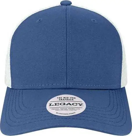 Legacy MPS Mid Pro Snapback Trucker Cap Royal White Royal White / One Size Fits Most