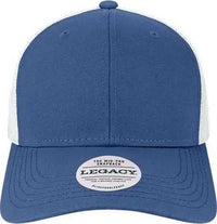 Legacy MPS Mid Pro Snapback Trucker Cap Royal White Royal White / One Size Fits Most