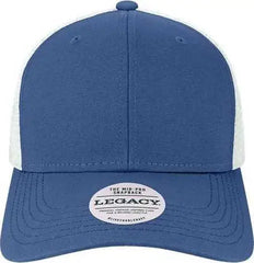 Legacy MPS Mid Pro Snapback Trucker Cap Royal White Royal White / One Size Fits Most
