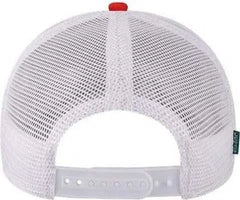 Legacy MPS Mid Pro Snapback Trucker Cap Scarlet Red White Red white / One Size Fits Most