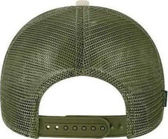Legacy MPS Mid-Pro Snapback Trucker Cap - Stone Bronze Light Olive Green - Sand Olive / One Size Fits Most
