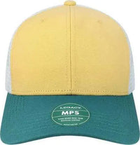 Legacy MPS Mid-Pro Snapback Trucker Cap - Yellow Marine White - Yellow White / One Size Fits Most