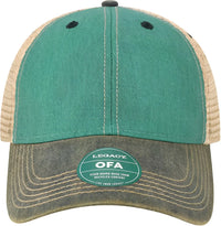 LEGACY OFA Old Favorite Trucker Cap - Aqua Blue Navy - Aqua Navy / One Size Fits Most