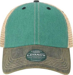 Legacy OFA Old Favorite Trucker Cap - Aqua Blue Navy - Aqua Navy / One Size Fits Most
