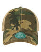 LEGACY OFA Old Favorite Trucker Cap - Army Camo Khaki - Olive Khaki / One Size Fits Most
