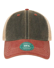 LEGACY OFA Old Favorite Trucker Cap - Black Cardinal Khaki - Black Khaki / One Size Fits Most