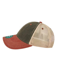 LEGACY OFA Old Favorite Trucker Cap - Black Cardinal Khaki - Black Khaki / One Size Fits Most