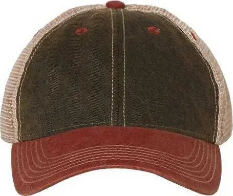Legacy OFA Old Favorite Trucker Cap Black Cardinal Khaki Black Khaki / 6 5/8’’ 7 3/8’’