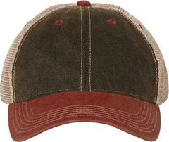 Legacy OFA Old Favorite Trucker Cap Black Cardinal Khaki Black Khaki / 6 5/8’’ 7 3/8’’