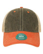 LEGACY OFA Old Favorite Trucker Cap - Black Orange Khaki - Black Orange / One Size Fits Most
