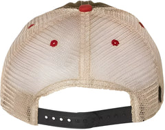 Legacy OFA Old Favorite Trucker Cap Black Scarlet Red Khaki Black Red / 6 5/8’’ 7 3/8’’