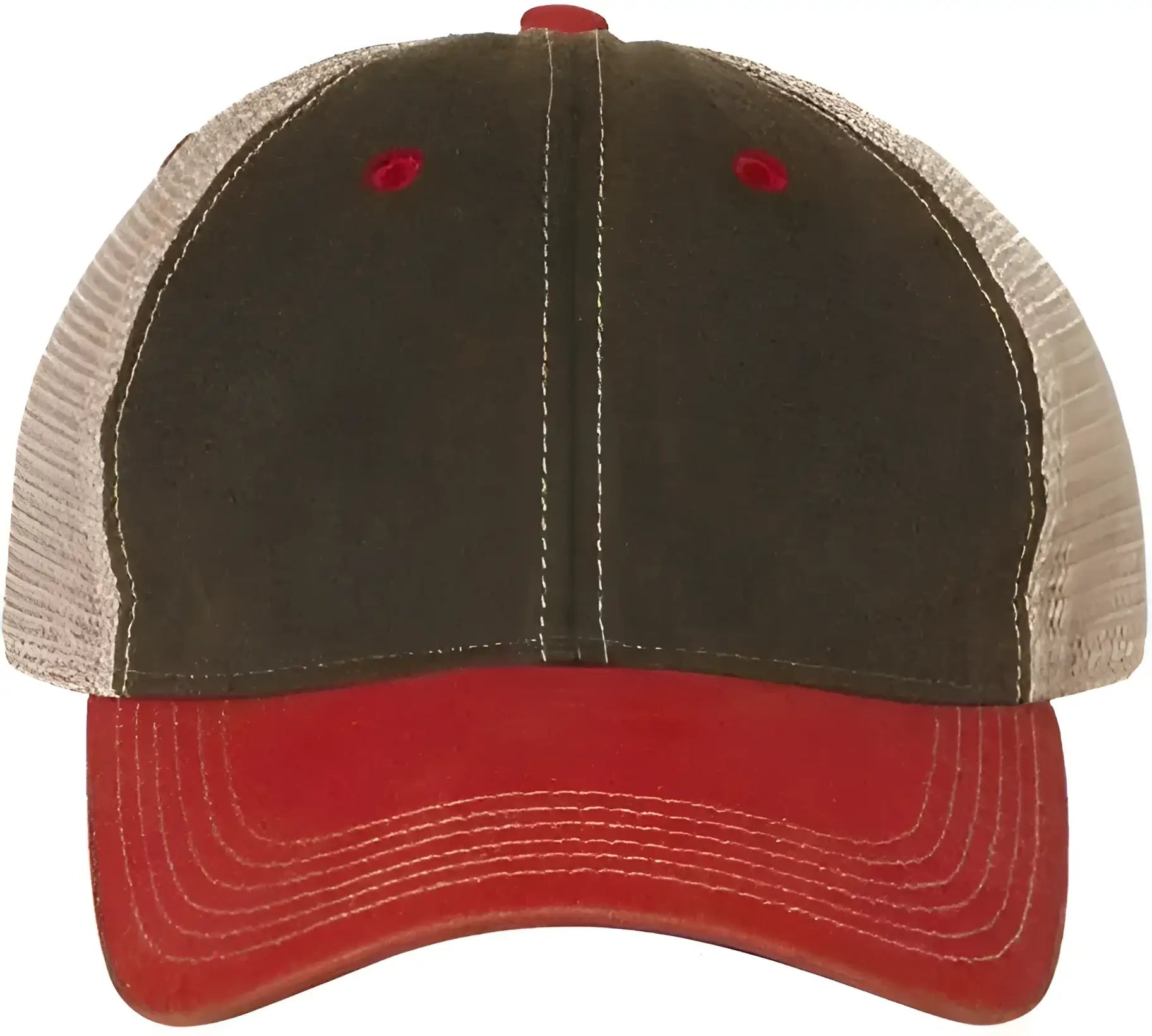 Legacy OFA Old Favorite Trucker Cap Black Scarlet Red Khaki Black Red / 6 5/8’’ 7 3/8’’