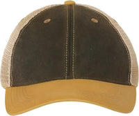 Legacy OFA Old Favorite Trucker Cap Black Yellow Khaki Black Yellow / 6 5/8’’ 7 3/8’’