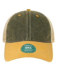 LEGACY OFA Old Favorite Trucker Cap - Black Yellow Khaki - Black Yellow / One Size Fits Most
