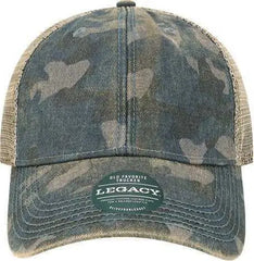 Legacy OFA Old Favorite Trucker Cap Blue Camo Java Multi Colored / One Size Fits Most