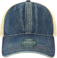 Legacy OFA Old Favorite Trucker Cap Blue Denim Khaki Navy Khaki / One Size Fits Most