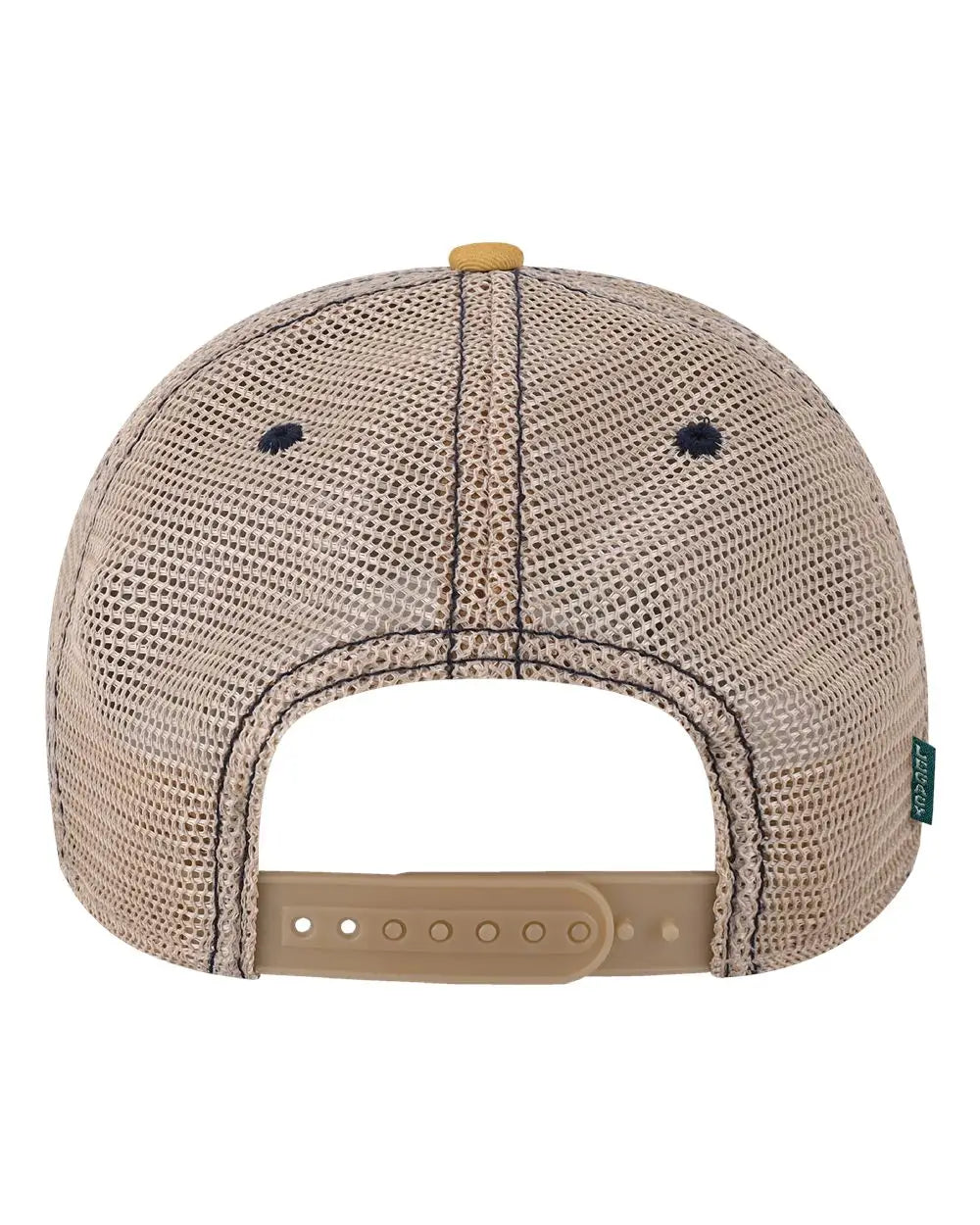 LEGACY OFA Old Favorite Trucker Cap - Blue Stripe Khaki - Blue Khaki / One Size Fits Most