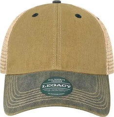 Legacy OFA Old Favorite Trucker Cap - Dark Tan Navy - Tan Navy / One Size Fits Most