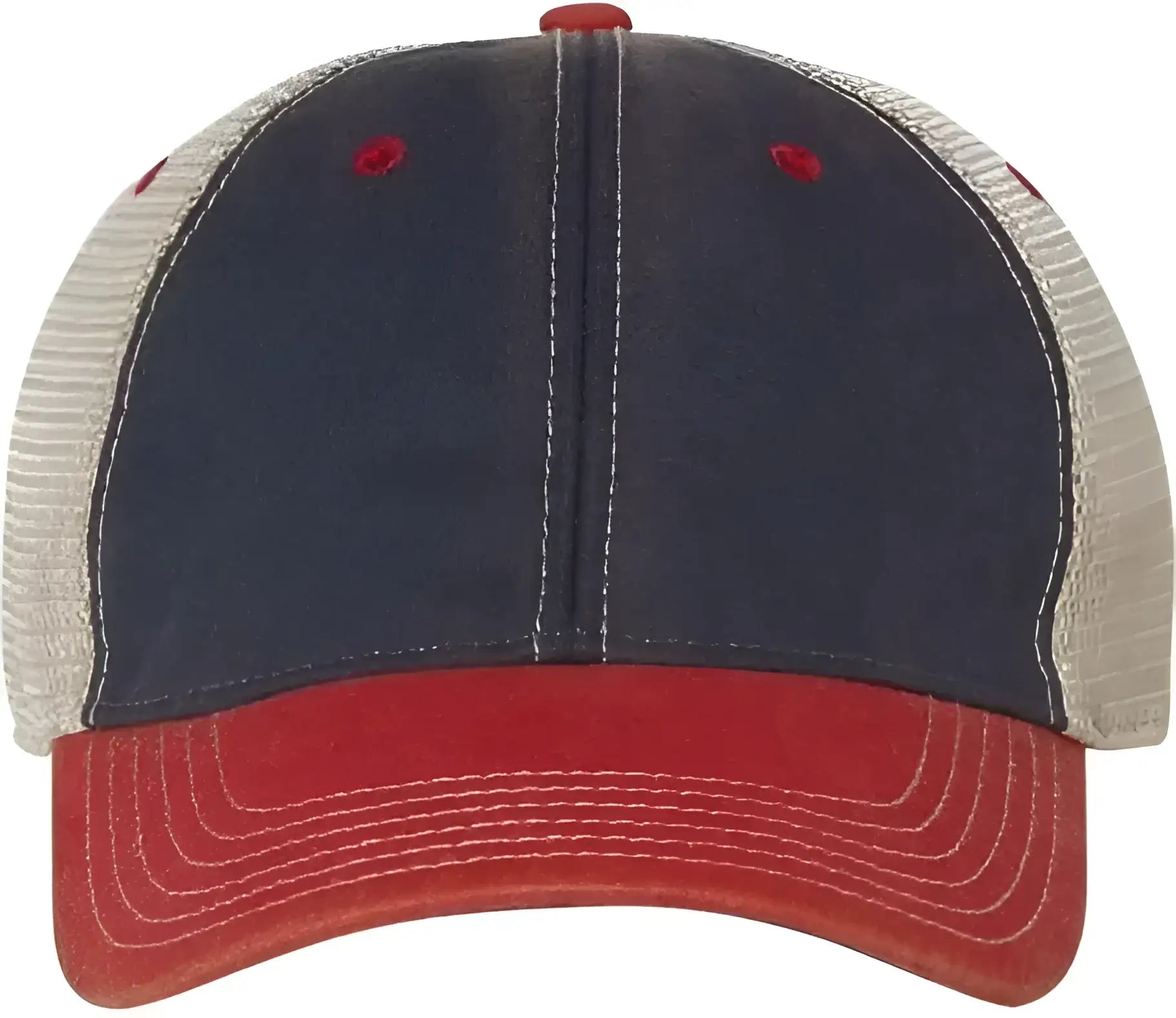 Legacy OFA Old Favorite Trucker Cap Navy Scarlet Red Khaki Navy Red / 6 5/8’’ 7 3/8’’