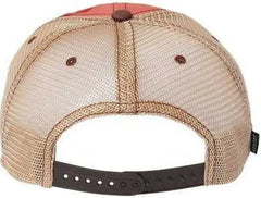Legacy OFA Old Favorite Trucker Cap Red Stripe Khaki Red Khaki / 6 5/8’’ 7 3/8’’