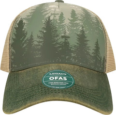LEGACY OFAFP Old Favorite Five-Panel Trucker Cap - Deep Forest - Deep Forest / One Size Fits Most