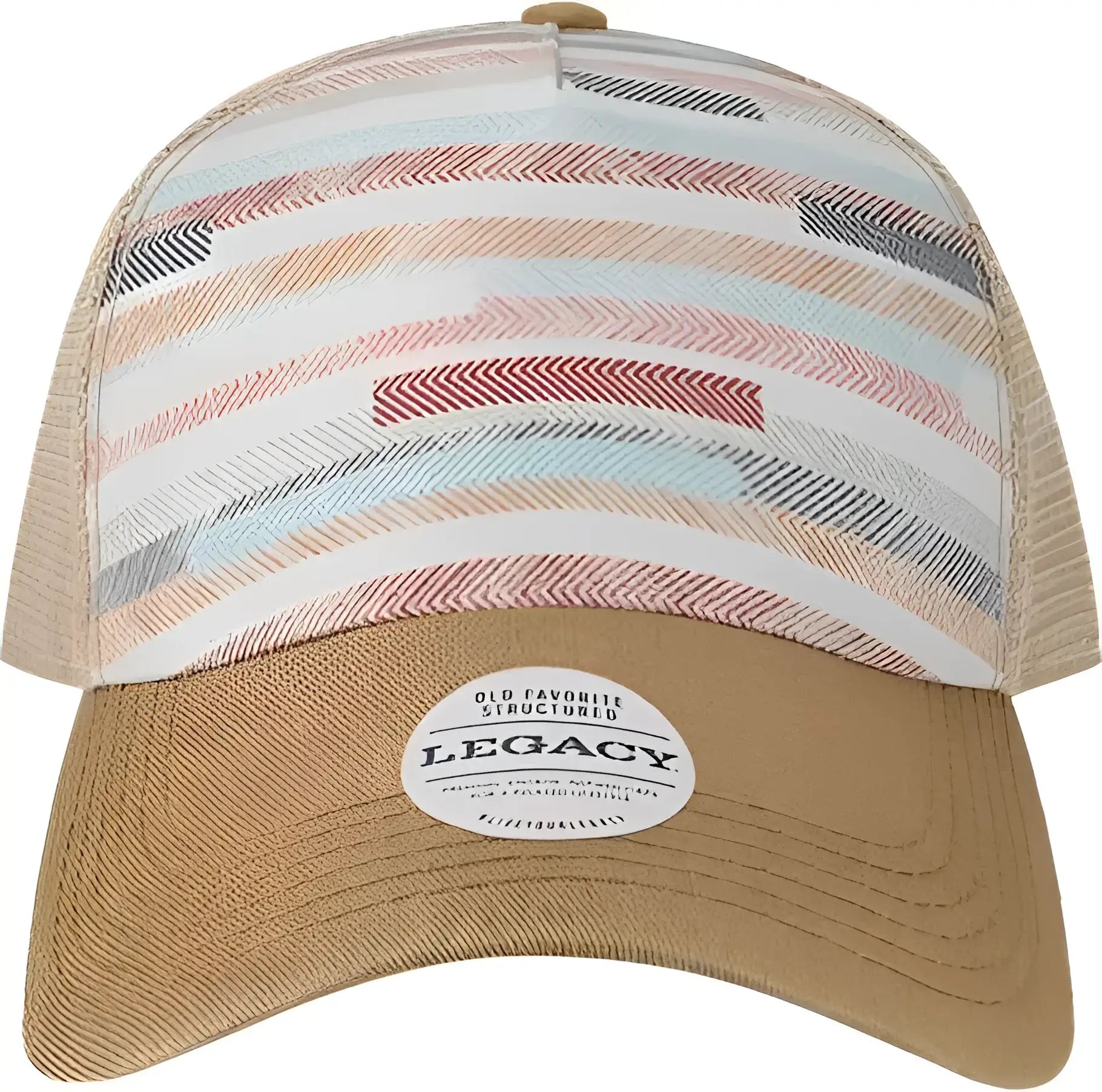 Legacy OFAFP Old Favorite Five Panel Trucker Cap Fabric Stripes Multi Colored / One Size Fits Most