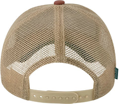 LEGACY OFAFP Old Favorite Five-Panel Trucker Cap - Mt Sunset Maroon Khaki - Cardinal Khaki / One Size Fits Most