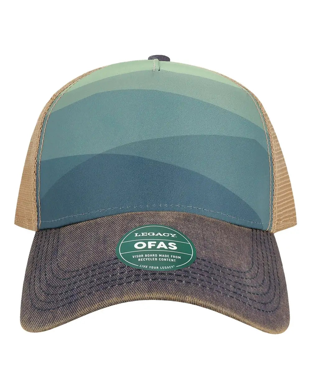 LEGACY OFAFP Old Favorite Five-Panel Trucker Cap - Rolling Mountains - Rolling Mountains / One Size Fits Most
