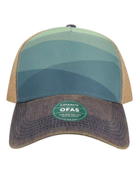 LEGACY OFAFP Old Favorite Five-Panel Trucker Cap - Rolling Mountains - Rolling Mountains / One Size Fits Most